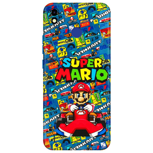Tecno Phone Skins (All Models) - Super Mario Kart - 3D Embossed Finish (L-140) Tecno Spark Go Plus