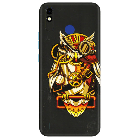 Tecno Phone Skins (All Models) - Classy Smart Owl - 3D Embossed Finish (L-144) Tecno Spark Go Plus