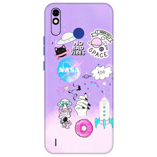 Tecno Phone Skins (All Models) - I Need My Nasa Skin - 3D Embossed Finish (L-149) Tecno Spark Go Plus