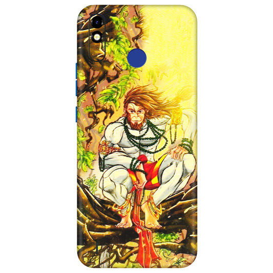 Tecno Phone Skins (All Models) - Lord Hanuman - 3D Embossed Finish (L-152) Tecno Spark Go Plus