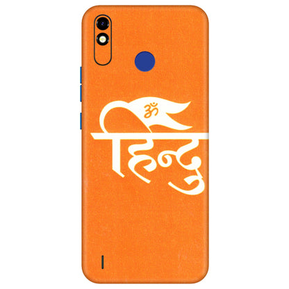 Tecno Phone Skins (All Models) - Hindu Kesari - 3D Embossed Finish (L-154) Tecno Spark Go Plus