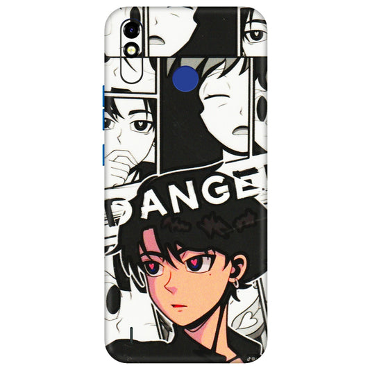 Tecno Phone Skins (All Models) - Danger Anime - 3D Embossed Finish (L-155) Tecno Spark Go Plus