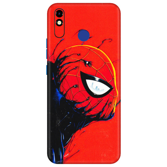 Tecno Phone Skins (All Models) - Spiderman Face Venom - 3D Embossed Finish (L-165) Tecno Spark Go Plus