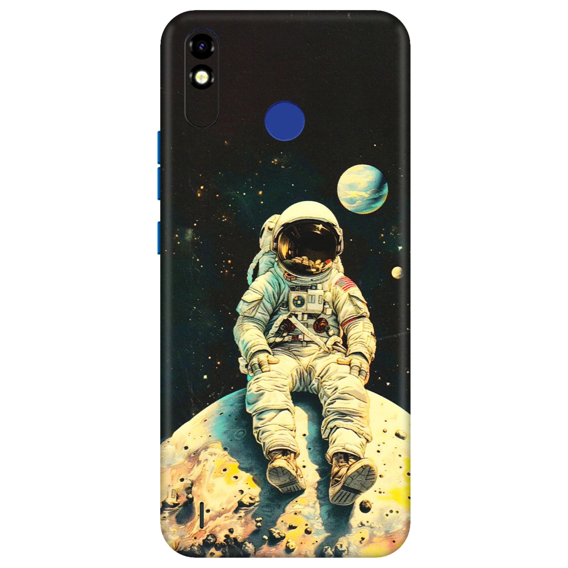 Tecno Phone Skins (All Models) - Astronaut in Space - 3D Embossed Finish (L-16) Tecno Spark Go Plus