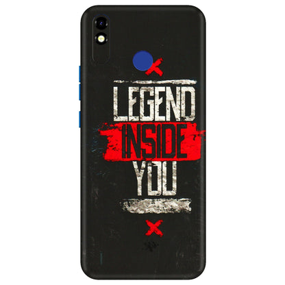 Tecno Phone Skins (All Models) - Legend Inside You - 3D Embossed Finish (L-186) Tecno Spark Go Plus