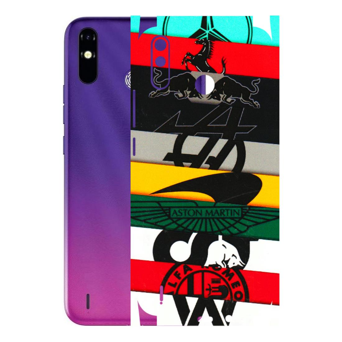 Tecno Phone Skins (All Models) - Multi Designer Brands - 3D Embossed Finish (L-187) Tecno Spark Go Plus