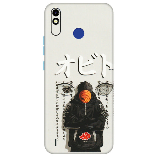 Tecno Phone Skins (All Models) - Obito Anime Eye - 3D Embossed Finish (L-19) Tecno Spark Go Plus