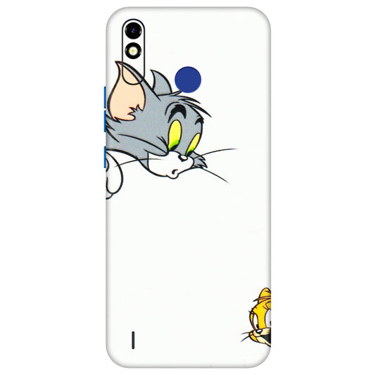 Tecno Phone Skins (All Models) - Cute Tom And Jerry - 3D Embossed Finish (L-220) Tecno Spark Go Plus