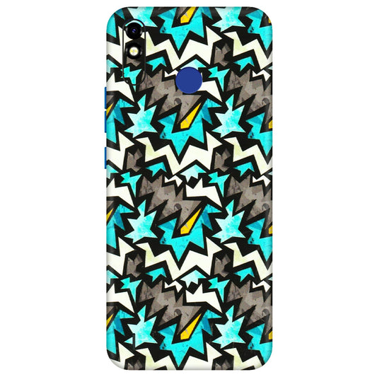 Tecno Phone Skins (All Models) - Funky Zig Zag - 3D Embossed Finish (L-223) Tecno Spark Go Plus