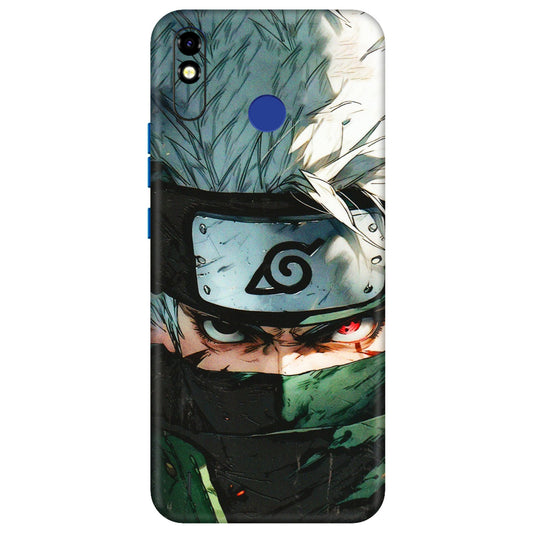 Tecno Phone Skins (All Models) - Kakashi Red Eye Focus - 3D Embossed Finish (L-227) Tecno Spark Go Plus