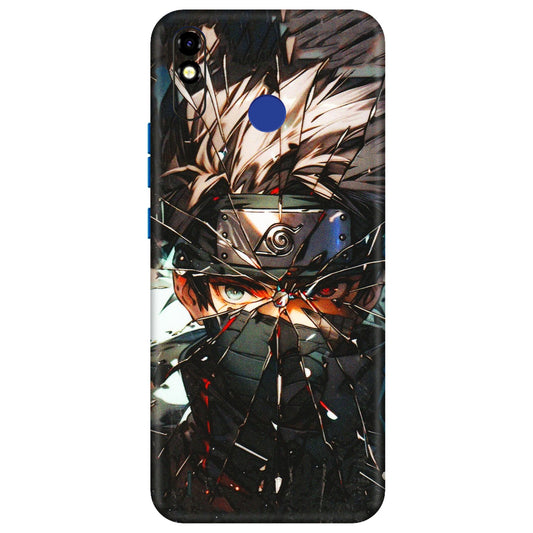 Tecno Phone Skins (All Models) - Kakashi Shattered Glass Effect - 3D Embossed Finish (L-237) Tecno Spark Go Plus