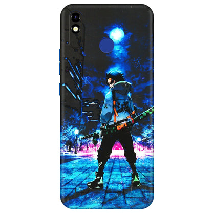 Tecno Phone Skins (All Models) - Demon Slayer Sword - 3D Embossed Finish (L-247) Tecno Spark Go Plus