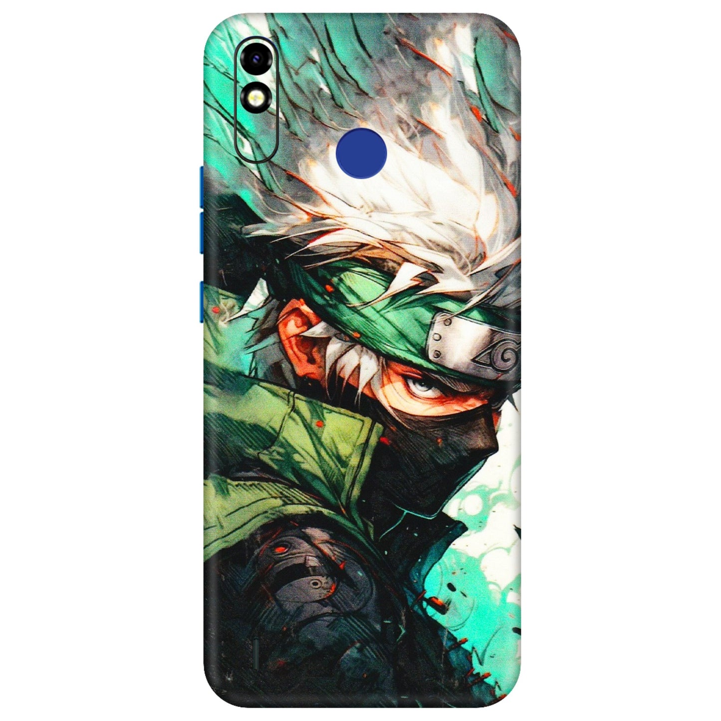 Tecno Phone Skins (All Models) - Kakashi Side Profile - 3D Embossed Finish (L-249) Tecno Spark Go Plus