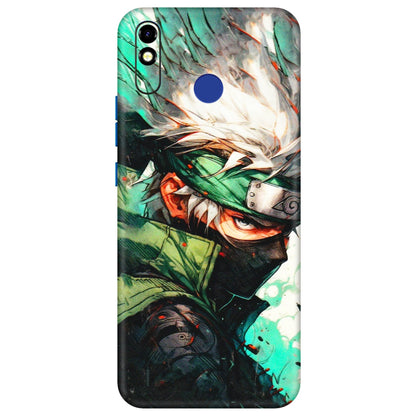 Tecno Phone Skins (All Models) - Kakashi Side Profile - 3D Embossed Finish (L-249) Tecno Spark Go Plus