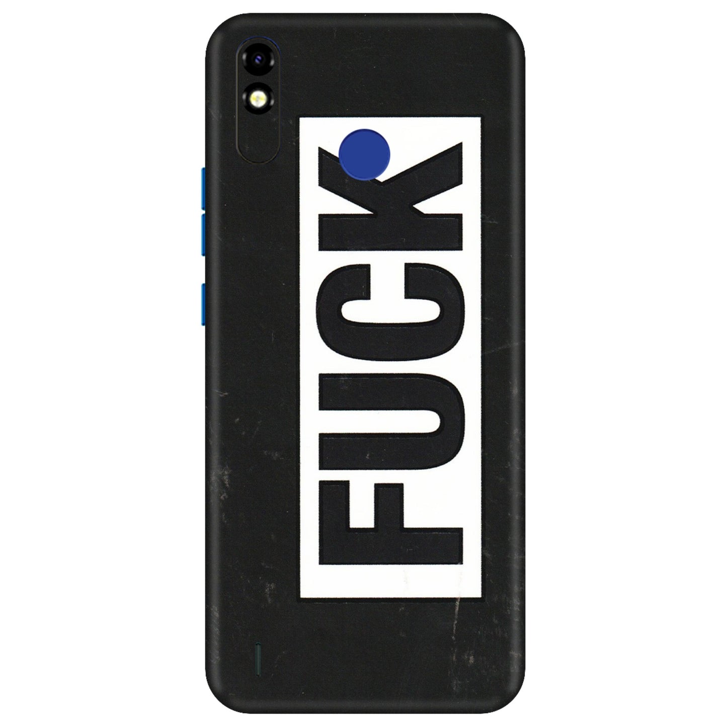 Tecno Phone Skins (All Models) - The F Word - 3D Embossed Finish (L-255) Tecno Spark Go Plus