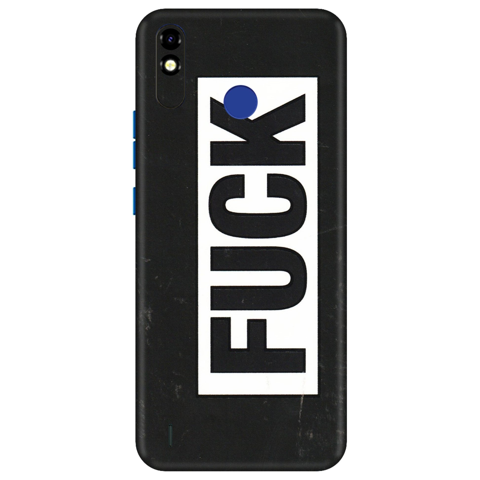 Tecno Phone Skins (All Models) - The F Word - 3D Embossed Finish (L-255) Tecno Spark Go Plus