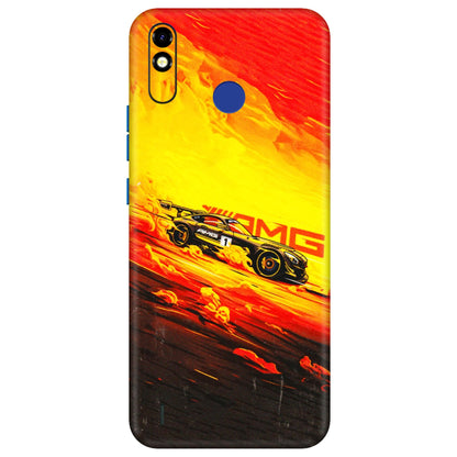 Tecno Phone Skins (All Models) - AMG Car Speed Cover - 3D Embossed Finish (L-256) Tecno Spark Go Plus