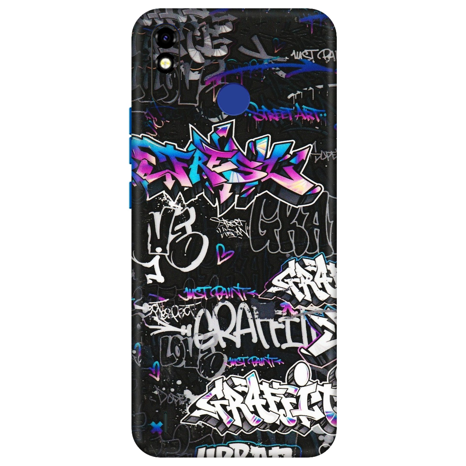Tecno Phone Skins (All Models) - Graffiti Killer - 3D Embossed Finish (L-274) Tecno Spark Go Plus