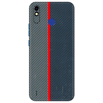 Tecno Phone Skins (All Models) - Blue Sober Lines - 3D Embossed Finish (L-305) Tecno Spark Go Plus
