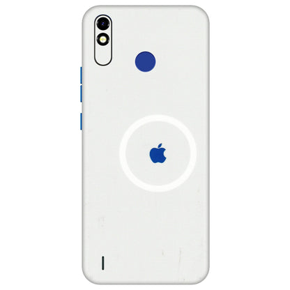 Tecno Phone Skins (All Models) - iPhone Magsafe Logo - 3D Embossed Finish (L-320) Tecno Spark Go Plus