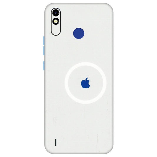 Tecno Phone Skins (All Models) - iPhone Magsafe Logo - 3D Embossed Finish (L-320) Tecno Spark Go Plus