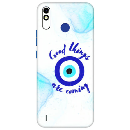 Tecno Phone Skins (All Models) - Evil Eye Good Things Are Coming - 3D Embossed Finish (L-322) Tecno Spark Go Plus