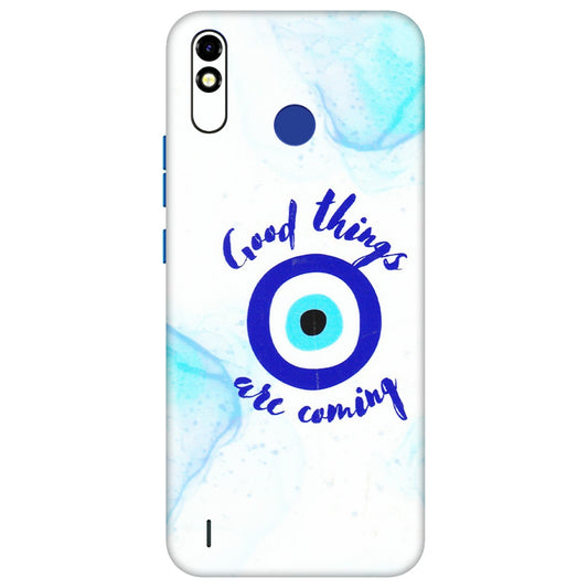 Tecno Phone Skins (All Models) - Evil Eye Good Things Are Coming - 3D Embossed Finish (L-322) Tecno Spark Go Plus