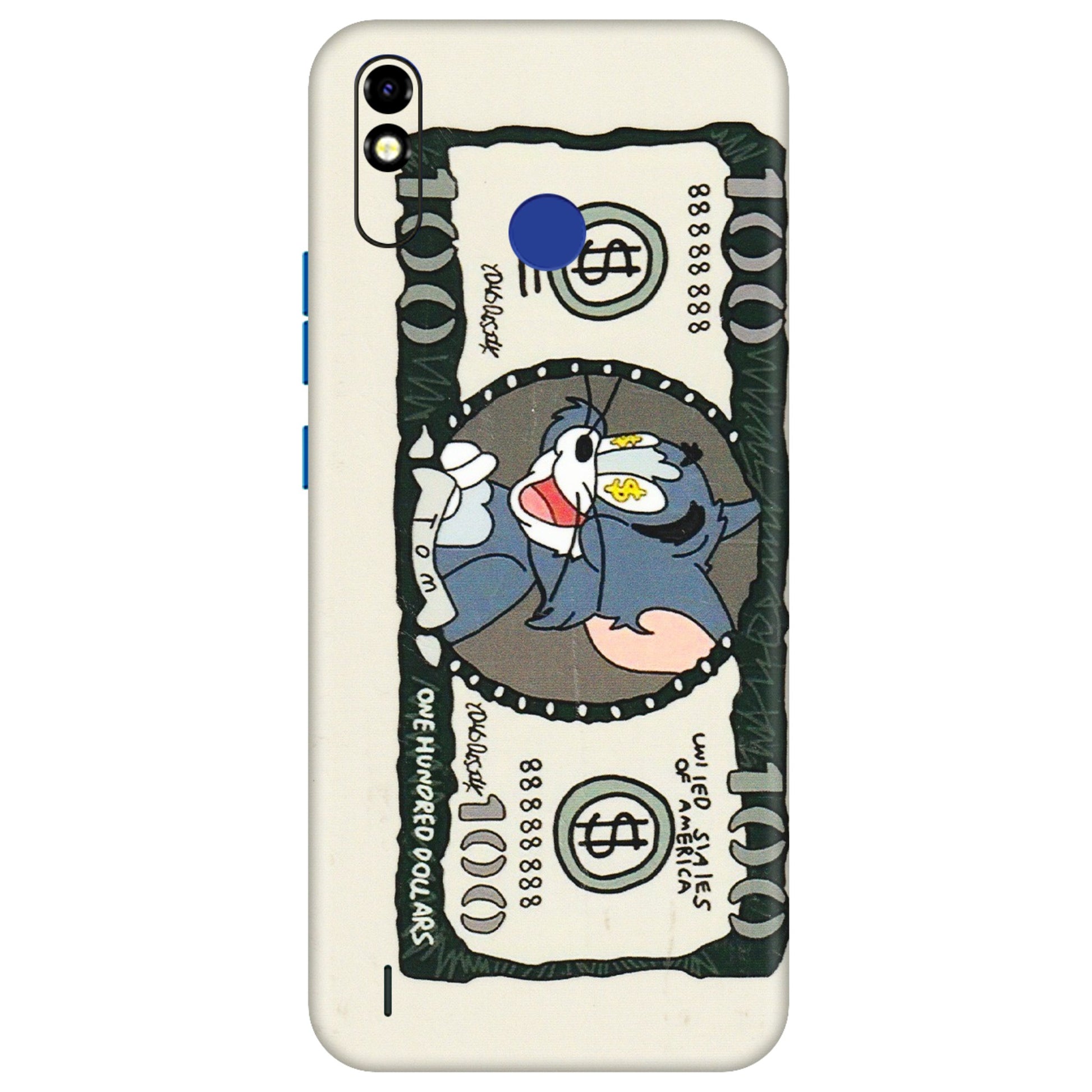 Tecno Phone Skins (All Models) - Tom Hundred Dollar - 3D Embossed Finish (L-324) Tecno Spark Go Plus