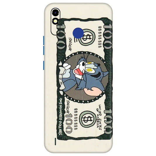 Tecno Phone Skins (All Models) - Tom Hundred Dollar - 3D Embossed Finish (L-324) Tecno Spark Go Plus