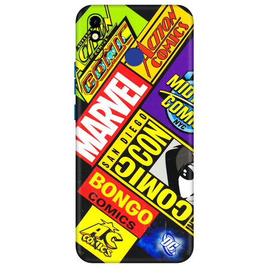 Tecno Phone Skins (All Models) - Bongo Comic Con - 3D Embossed Finish (L-325) Tecno Spark Go Plus