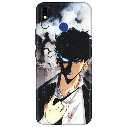 Tecno Phone Skins (All Models) - Sung Jinwoo Manhwa Anime - 3D Embossed Finish (L-328) Tecno Spark Go Plus