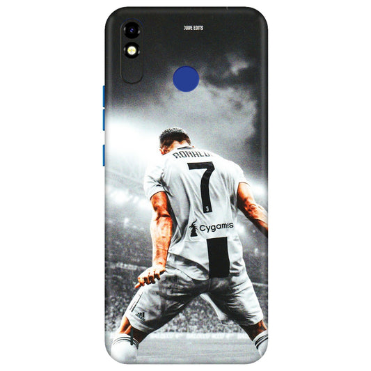 Tecno Phone Skins (All Models) - Ronaldo CR7 Crazy - 3D Embossed Finish (L-44) Tecno Spark Go Plus