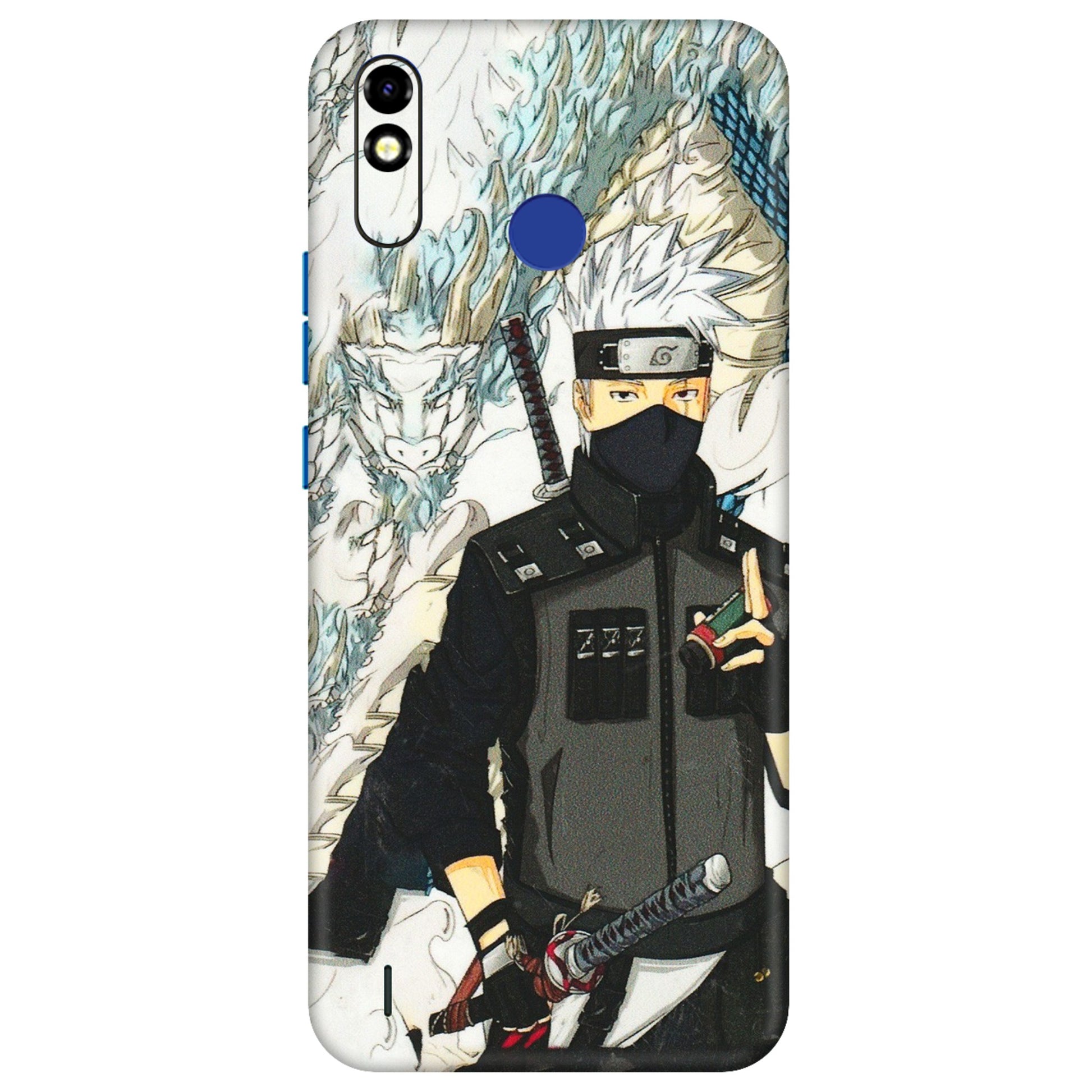Tecno Phone Skins (All Models) - Kakashi Hatake Naruto Anime - 3D Embossed Finish (L-46) Tecno Spark Go Plus
