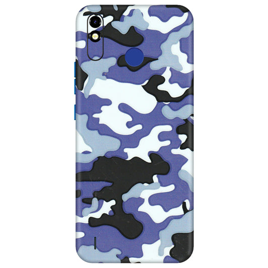 Tecno Phone Skins (All Models) - Powerfull Military Camoflauge - 3D Embossed Finish (L-49) Tecno Spark Go Plus