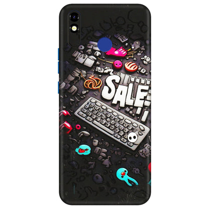 Tecno Phone Skins (All Models) - Gadgets Sale - 3D Embossed Finish (L-50) Tecno Spark Go Plus