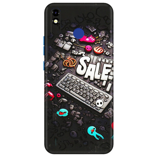 Tecno Phone Skins (All Models) - Gadgets Sale - 3D Embossed Finish (L-50) Tecno Spark Go Plus