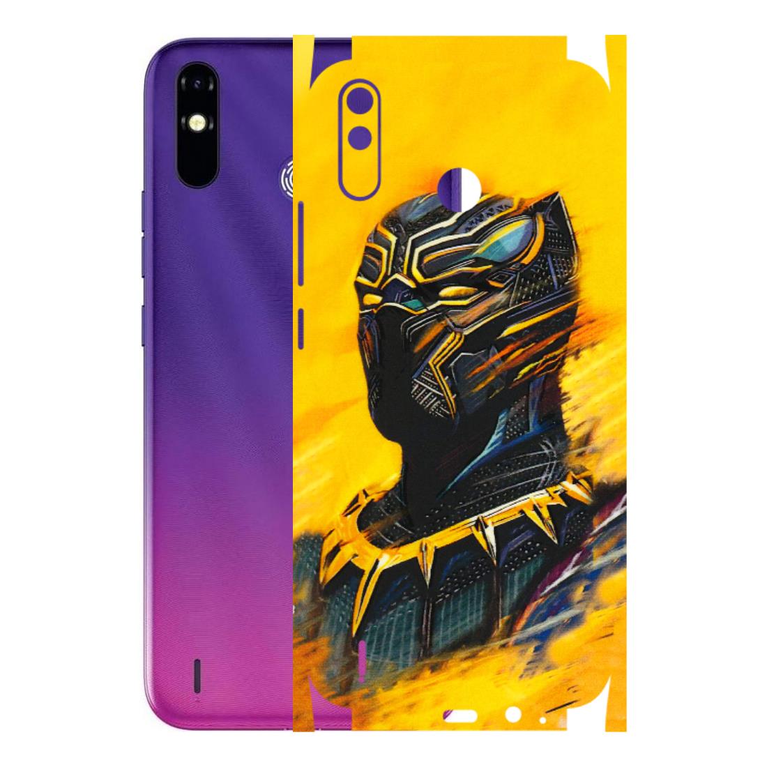 Tecno Phone Skins (All Models) - Yellow Panther - 3D Embossed Finish (L-54) Tecno Spark Go Plus