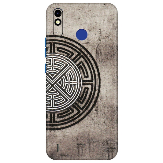 Tecno Phone Skins (All Models) - Mysterious Circular Design - 3D Embossed Finish (L-63) Tecno Spark Go Plus