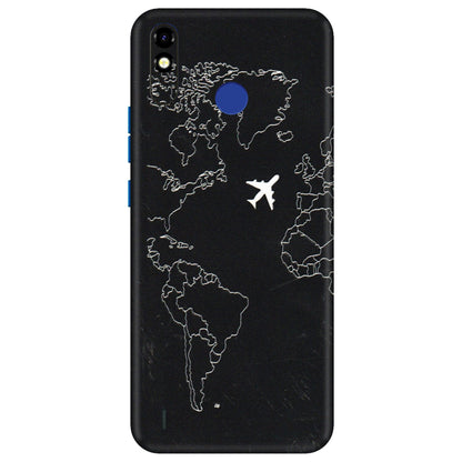Tecno Phone Skins (All Models) - Never Ending Travel - 3D Embossed Finish (L-79) Tecno Spark Go Plus