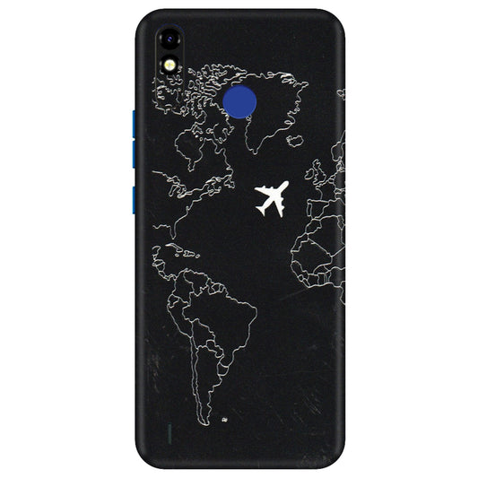 Tecno Phone Skins (All Models) - Never Ending Travel - 3D Embossed Finish (L-79) Tecno Spark Go Plus