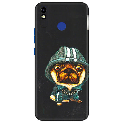 Tecno Phone Skins (All Models) - Puppy N Hoodie - 3D Embossed Finish (L-90) Tecno Spark Go Plus
