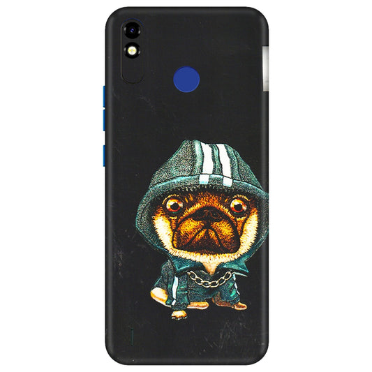 Tecno Phone Skins (All Models) - Puppy N Hoodie - 3D Embossed Finish (L-90) Tecno Spark Go Plus