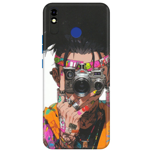 Tecno Phone Skins (All Models) - Camera Lover Girl - Matte Finish (M-09) Tecno Spark Go Plus