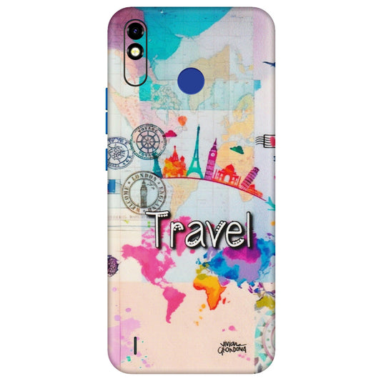Tecno Phone Skins (All Models) - Travel The Wonders - Matte Finish (M-108) Tecno Spark Go Plus