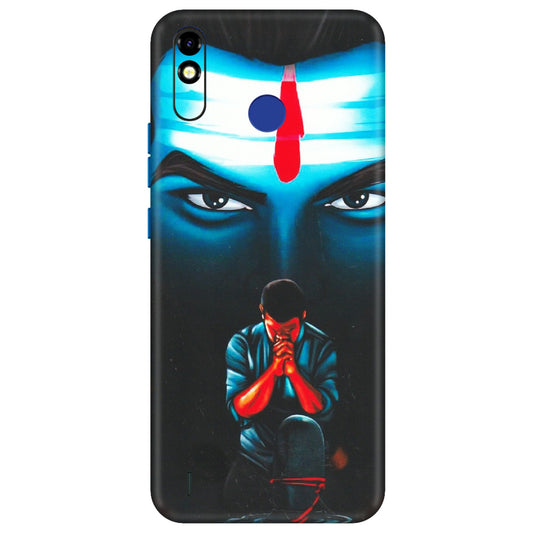 Tecno Phone Skins (All Models) - Mahakal Bhakt - Matte Finish (M-112) Tecno Spark Go Plus