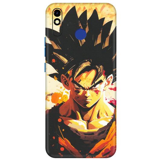 Tecno Phone Skins (All Models) - Angry Goku - Matte Finish (M-12) Tecno Spark Go Plus
