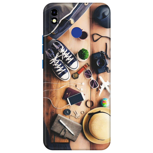 Tecno Phone Skins (All Models) - Travel Wanderlust - Matte Finish (M-133) Tecno Spark Go Plus