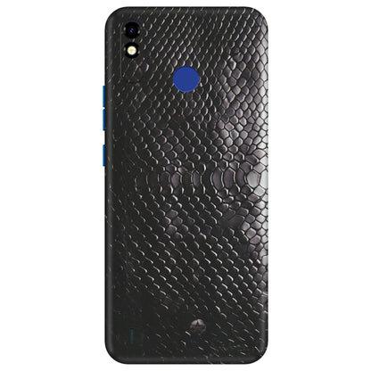Tecno Phone Skins (All Models) - Black Snack Leather - Matte Finish (M-147) Tecno Spark Go Plus