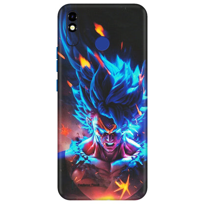 Tecno Phone Skins (All Models) - Angry Goku Dragon Ball Anime - Matte Finish (M-150) Tecno Spark Go Plus