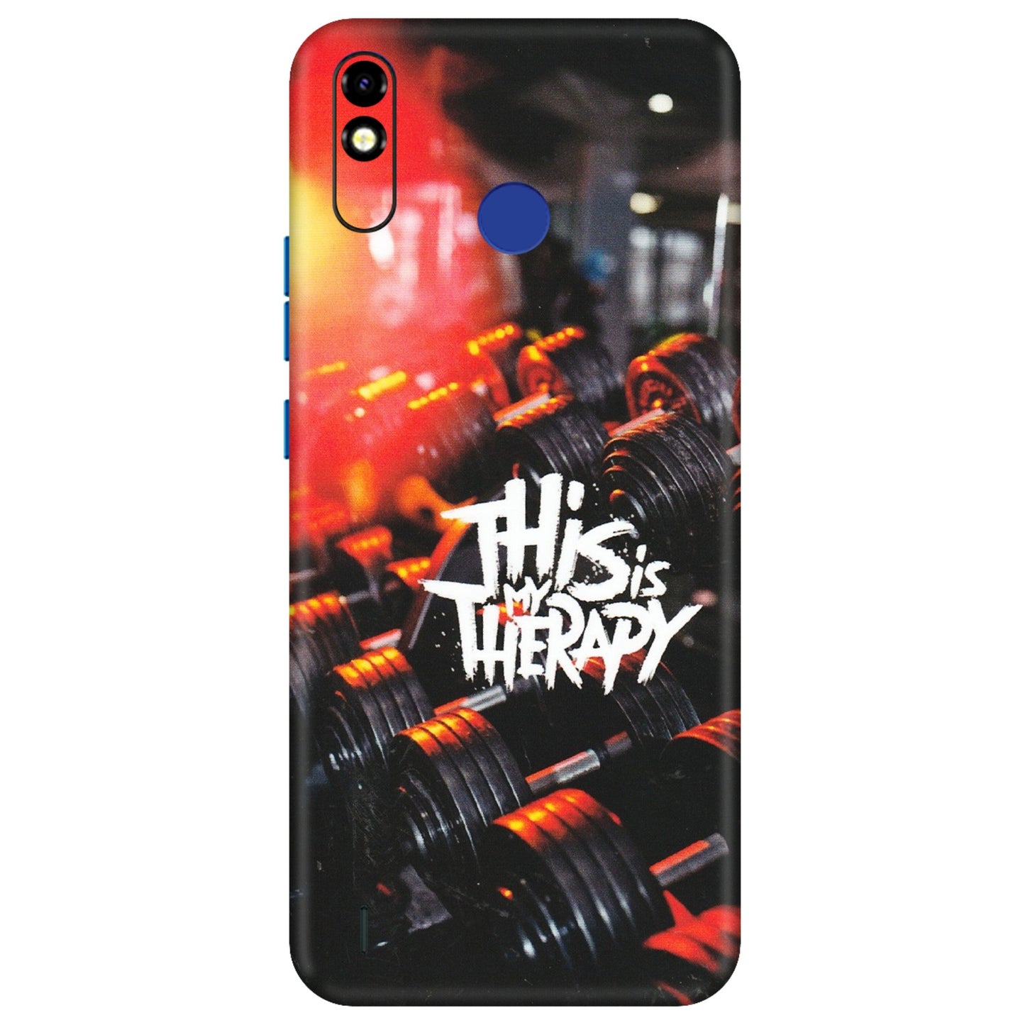 Tecno Phone Skins (All Models) - GYM Lover Therapy - Matte Finish (M-160) Tecno Spark Go Plus